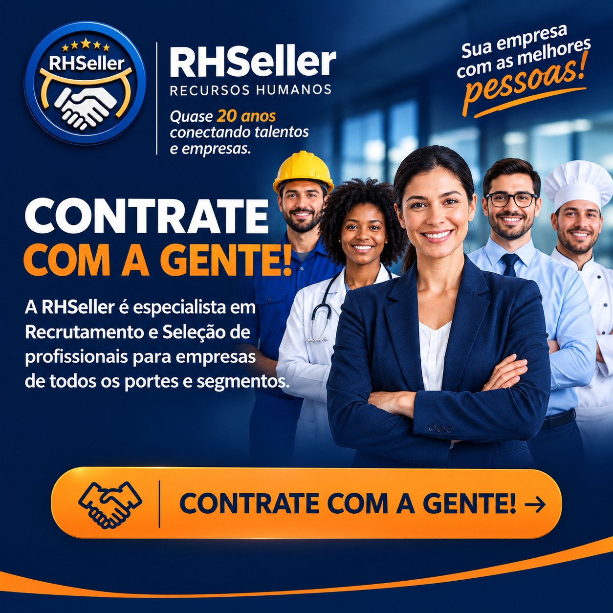 Contrate com a RHSeller - Recrutamento e Seleção